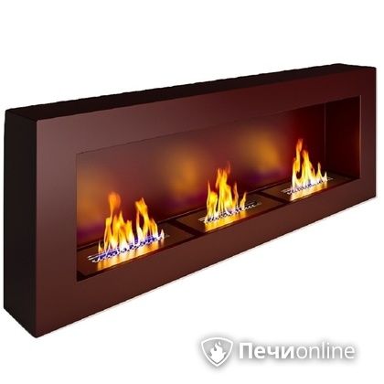 Биокамин ЭкоЛайф Fire Line black burgundy Арома в Краснодаре